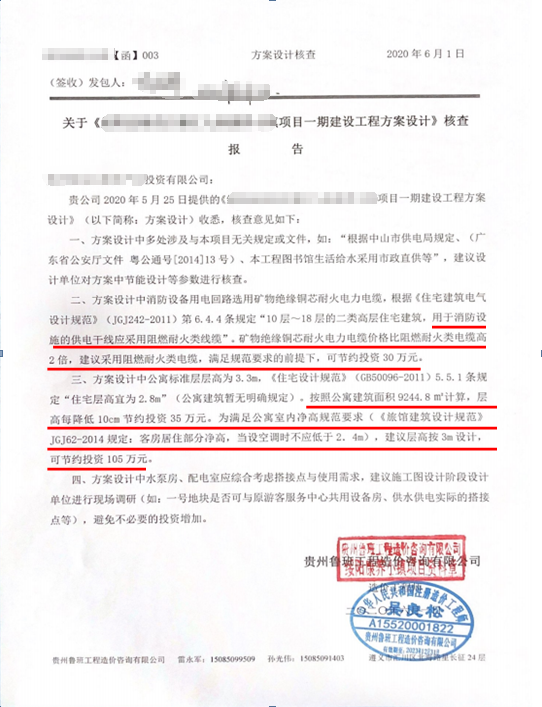 優(yōu)化設計，節(jié)約投資170萬元